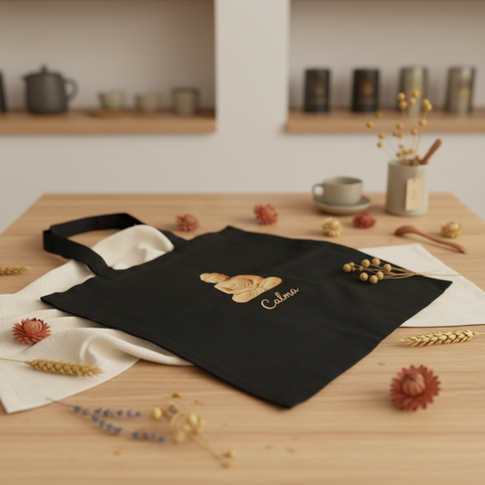 Calma Tote Bag — Boutique Tea House Still Life